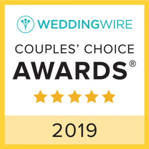 Wedding Wire 2019 Couple's Choice Awards Winner